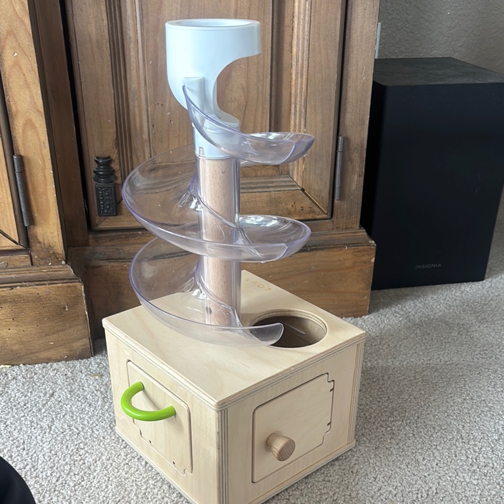 Lovevery Ball Run with Wooden Base